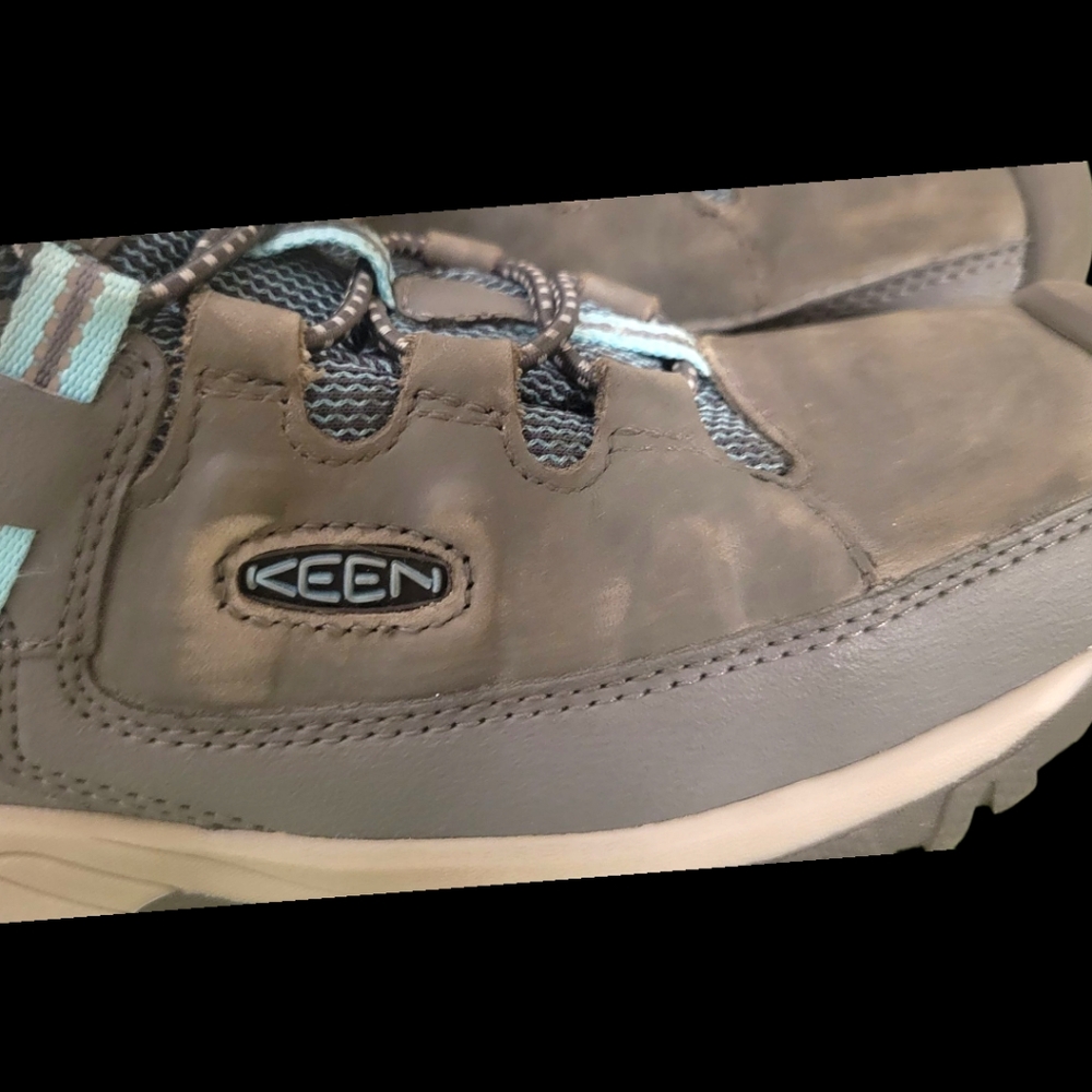 KEEN Targhee Mid Waterproof Kids Hiking Boots Size 1 - Worn Twice, Like New! - Picture 6 of 8